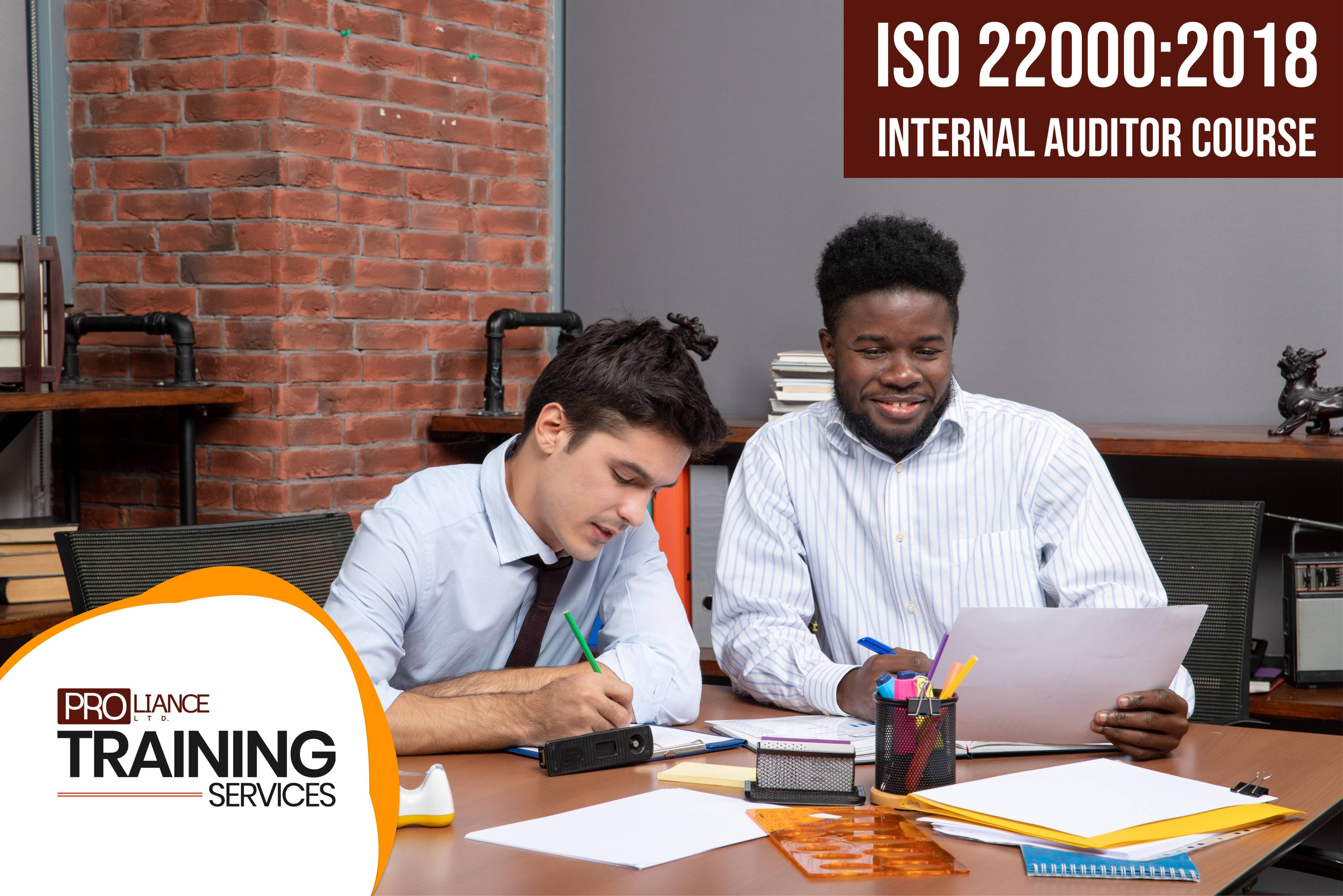 ISO 22000:2018 Internal Auditor Course 