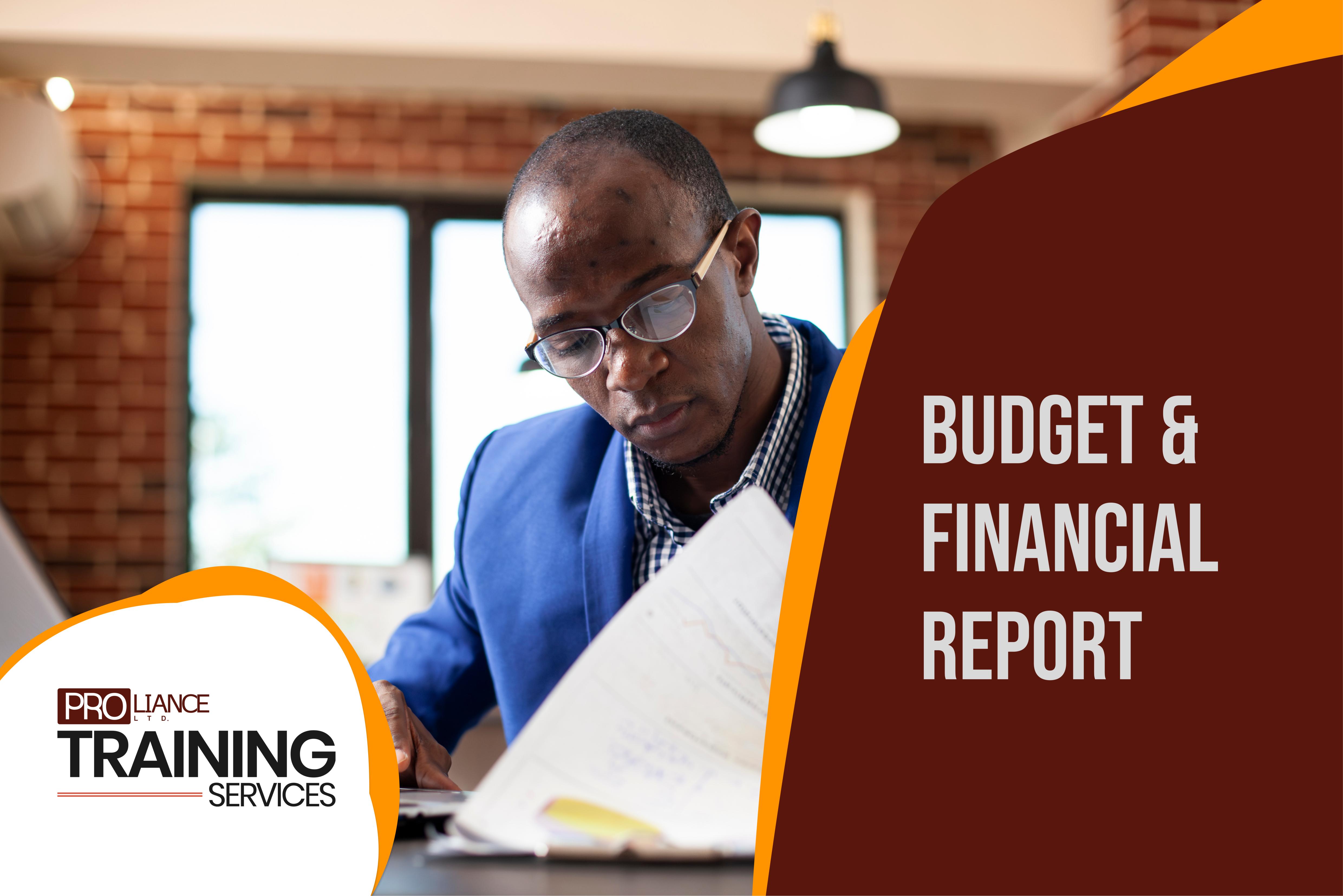 Budget and Financial Report